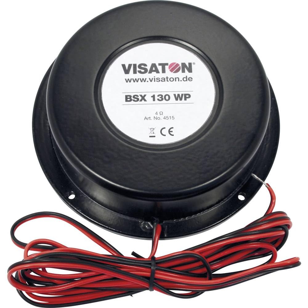 Visaton 4515" Körperschallwandler BSX 130 WP - 8 Ohm Lautsprecher schwarz