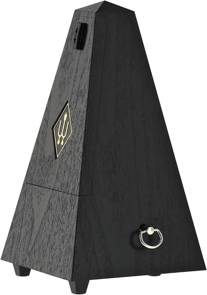 Wittner Metronom 845161 Kunststoffgehäuse ohne Glocke Taktell Pyramidenform schwarz schwarz Single,