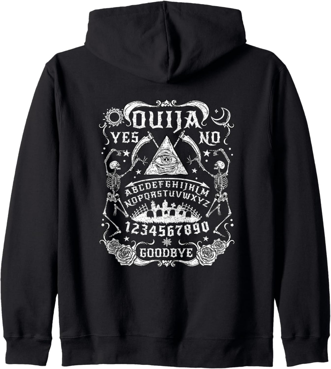 Paranormal Ouija Brett I Okkultes Wahrsager Kapuzenjacke
