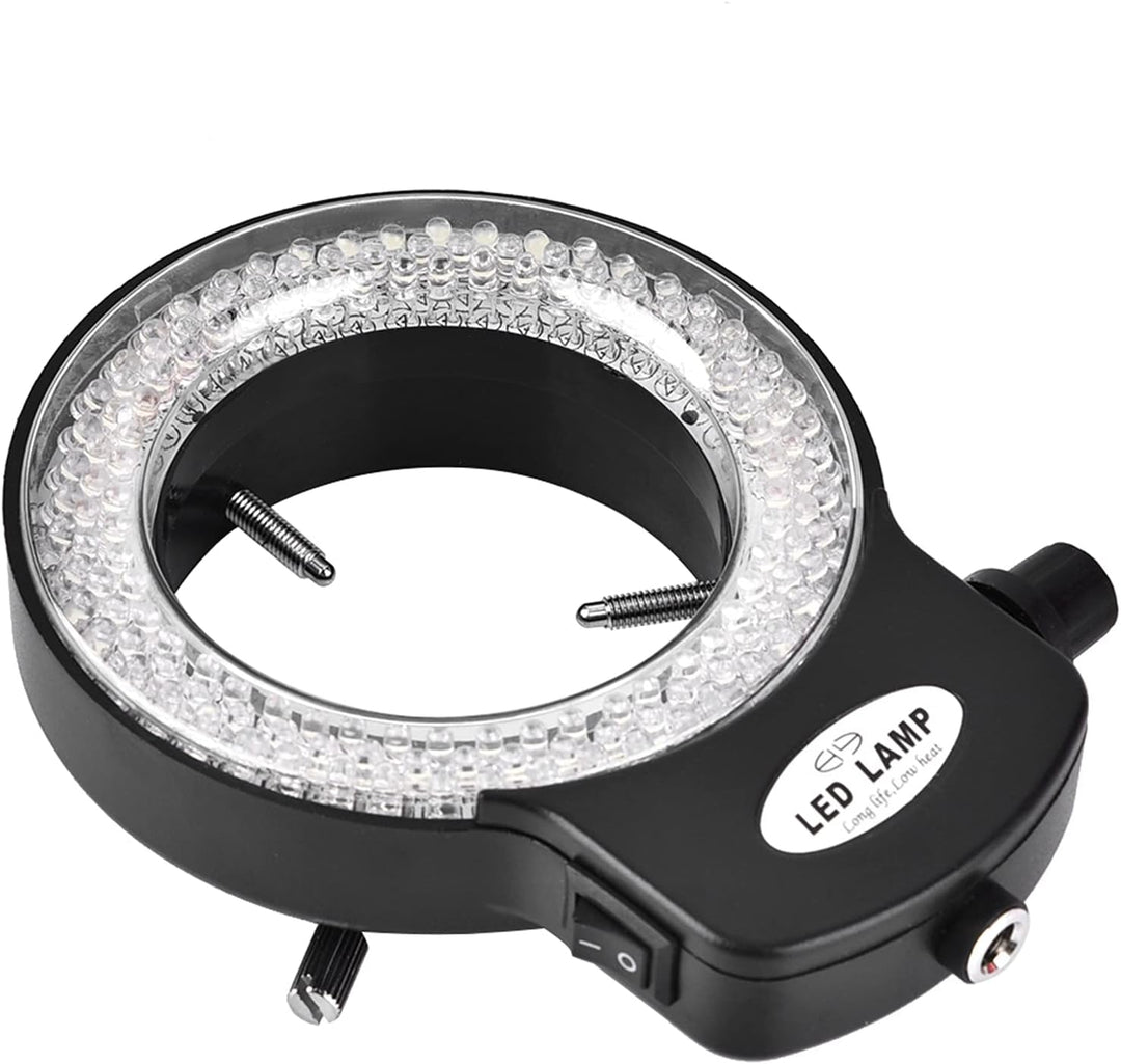 Mikroskop Kamera Stereomikroskop ringleuchte144 LED Perlen Lichtquelle Helligkeit einstellbar Ringla