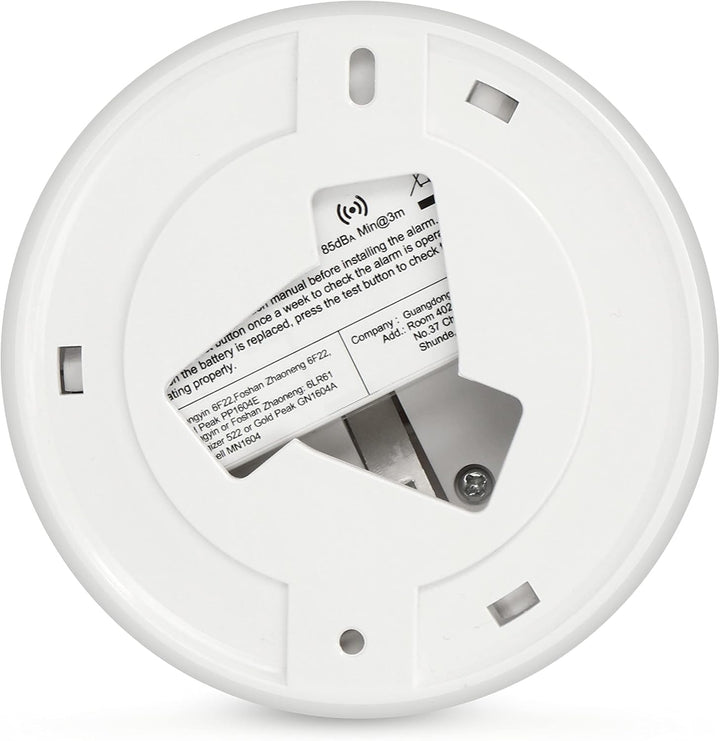 Alecto SA20 Rauchmelder - mit Time-Out Taste - Test und Reset Taste - Alarm >85-10 Jahre Sensor Lauf