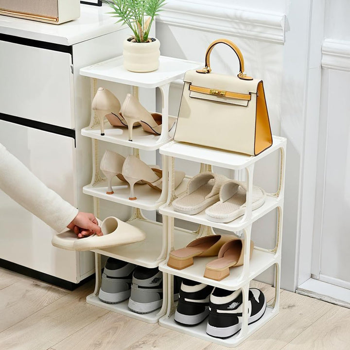 Shoe Organizer Mit Allen Arten Von Schuhen Kompatibel. Schuhorganizer Platzsparend Um Den Schrank Zu