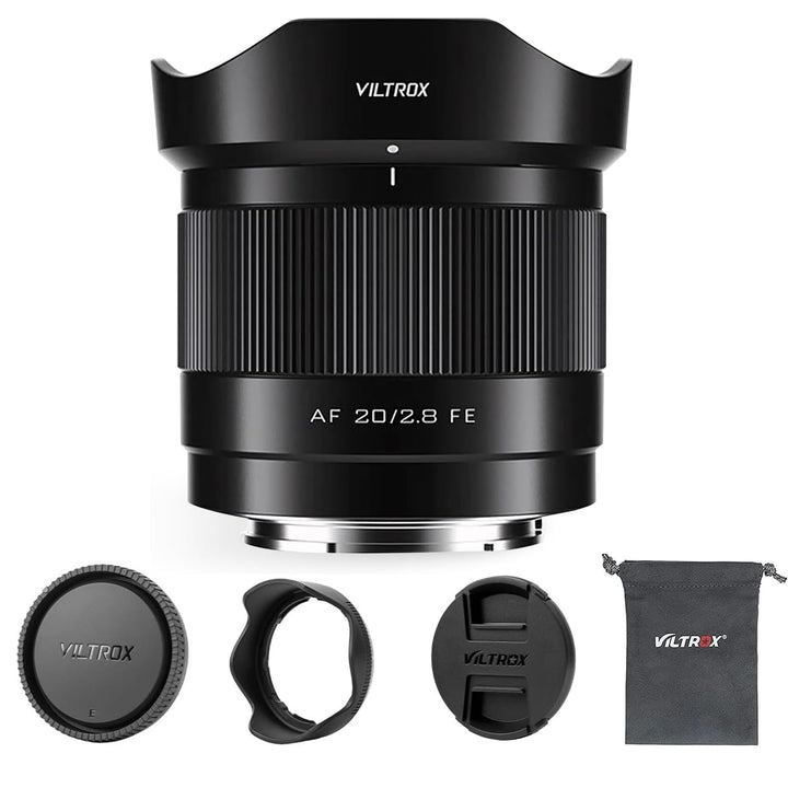 VILTROX 20mm F2.8 FE für Sony E Mount,AF 20mm f/2.8 E-Mount Vollformat Objektiv,Prime Weitwinkelobje