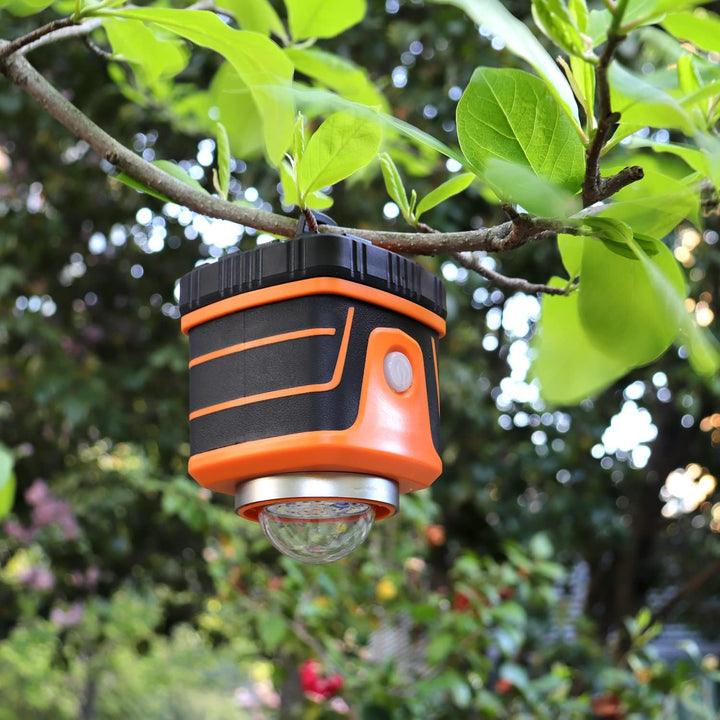 DA LIGHT LED Campinglampe Superhelle 1500 Lumen 4 Lichtmodi Dimmbarer Suchscheinwerfer Batteriebetri