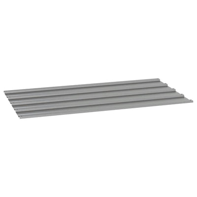 vidaXL Dachplatten 12 Stk., Trapezblech Wellblech, Dachblech Profilblech für Gerätehaus, Metallblech