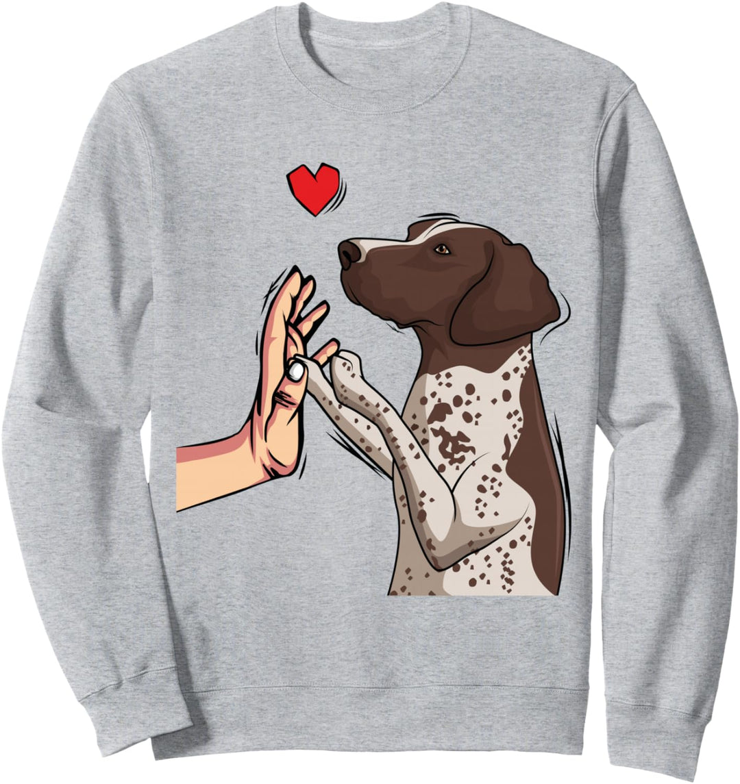 Deutsch Kurzhaar Hunde Liebe Jagdhunde Sweatshirt