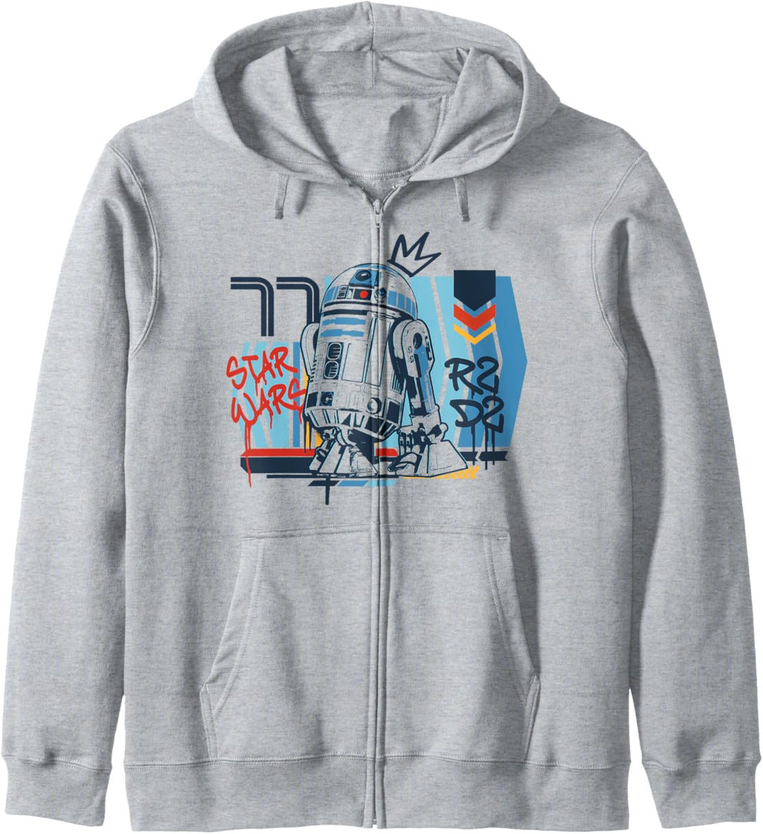 Star Wars R2-D2 Vintage Graffiti Poster Kapuzenjacke