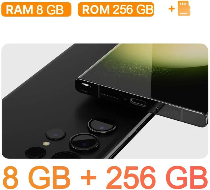 Q26 Ultra 4G Smartphone Ohne Vertrag, Dual SIM Handy, 7,3 Zoll Android Telefon mit Metallrahmen, 8GB
