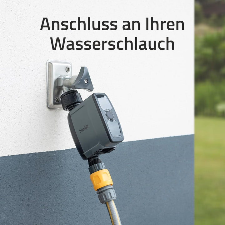 Hombli Smart Bluetooth Wassercontroller für automatische Garten-Bewässerung mit App-Steuerung, Zeitp