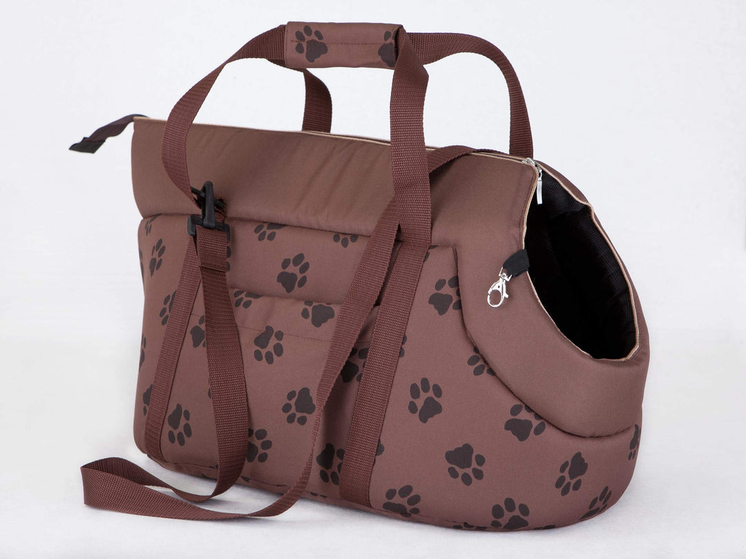 Hundetasche Tragetasche für kleinen und mittleren Hund, Welpen, Katze für Spaziergang - Grösse L 30