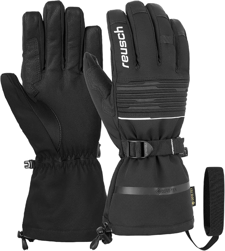 Reusch Herren Isidro GTX Handschuhe 7.5 black / white, 7.5 black / white