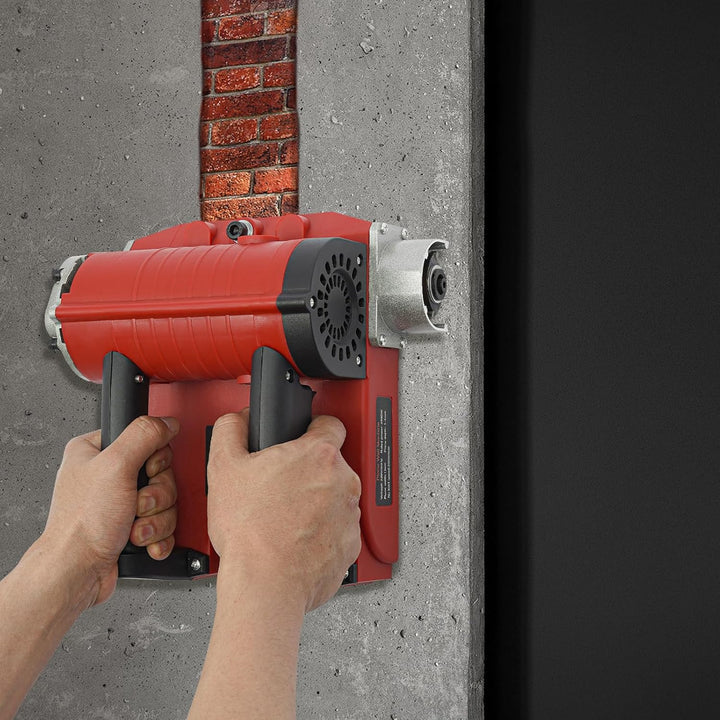 Tapetenentferner, 4580W Elektrischer Betonfräser mit Seitenmesser Wandschaber, 3500 U/min, einstellb