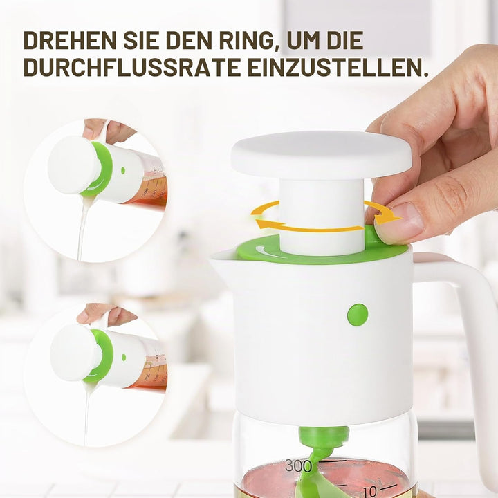Vucchini Salatdressing-Mischflasche 300ml /10oz Pressbecher für Saftaufbewahrung Ketchup Grün, Grün