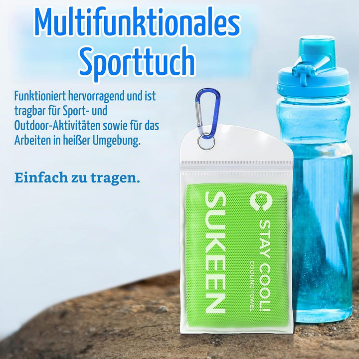 Sukeen Kühlendes Handtuch, 6er Set Kühlhandtuch Cool Towel, Gym Handtuch, Eishandtuch Kühltuch Hals,