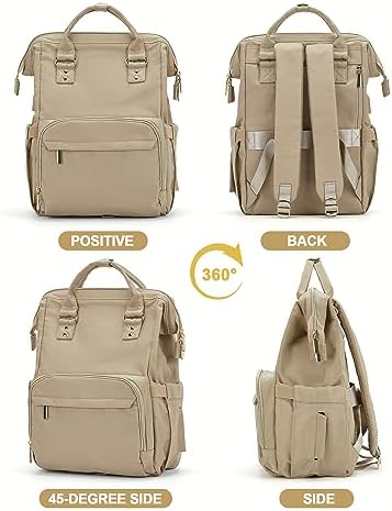 Rucksack Damen,Wasserdicht Cityrucksack Handgepäck Laptop Lässig Rucksack Tasche 2 in 1 mit Laptopfa