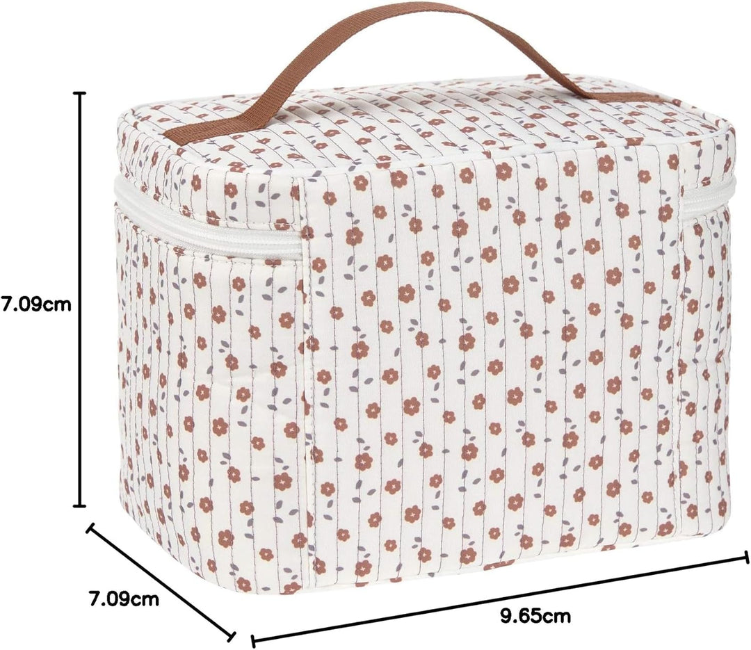 LÄSSIG Baby Wickeltisch Organizer Windel-Organizer to Go/Casual Nursery Caddy To Go Weiss, Weiss