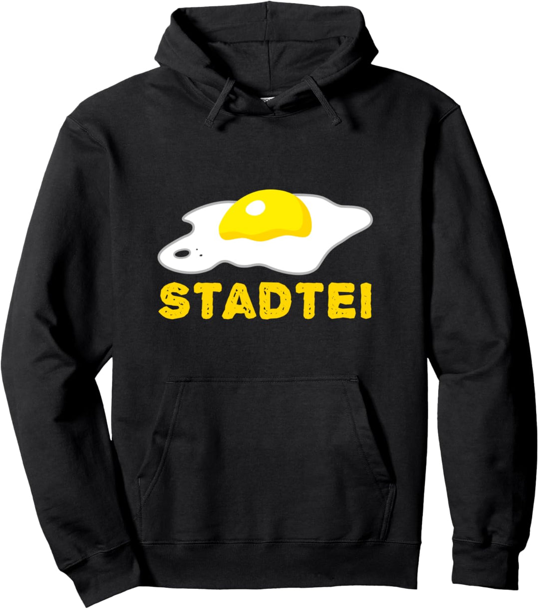 Stadtei Spiegelei Grossstädter Stadtkind Lustig Pullover Hoodie