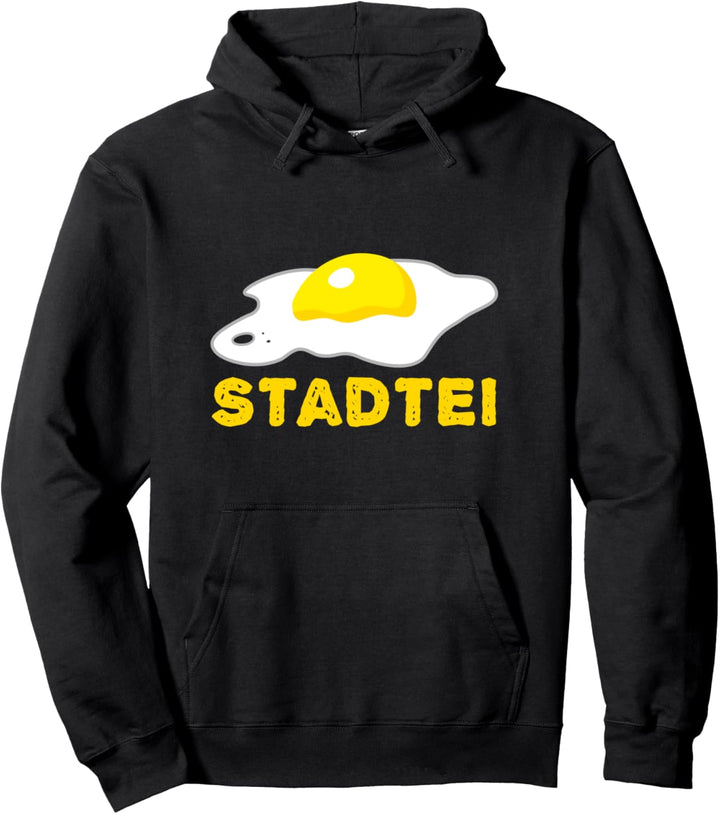 Stadtei Spiegelei Grossstädter Stadtkind Lustig Pullover Hoodie