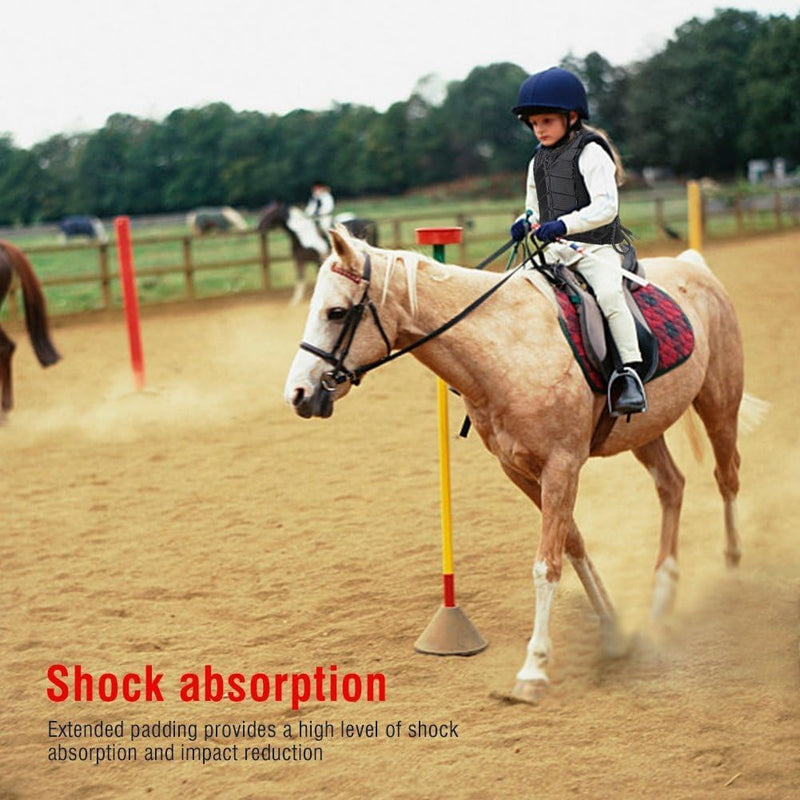 Cyrank Sicherheits-Reitweste, Eva-gepolsterte Reitweste, Schutzkörperschutz, Rückenschutzausrüstung