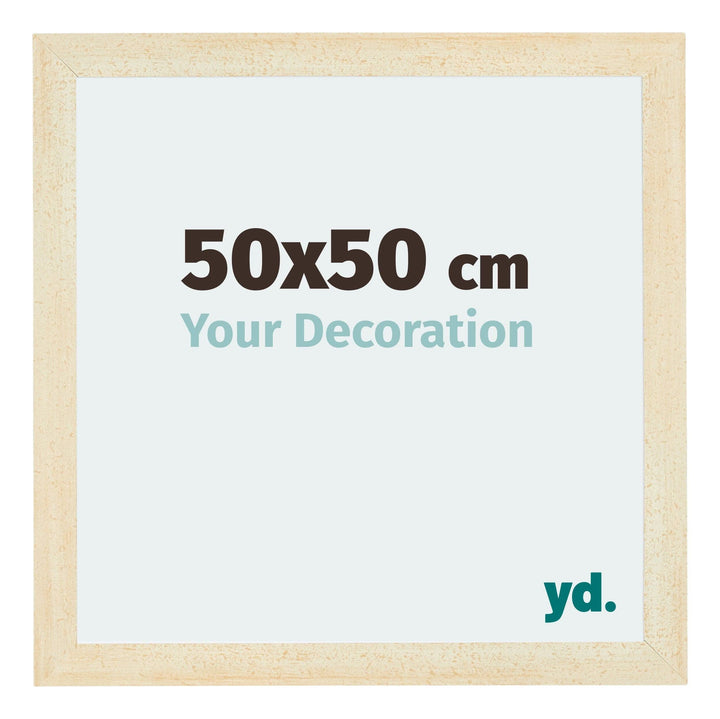 yd. Your Decoration - Bilderrahmen 50x50 cm - Bilderrahmen aus MDF mit Acrylglas - Antireflex - Ausg