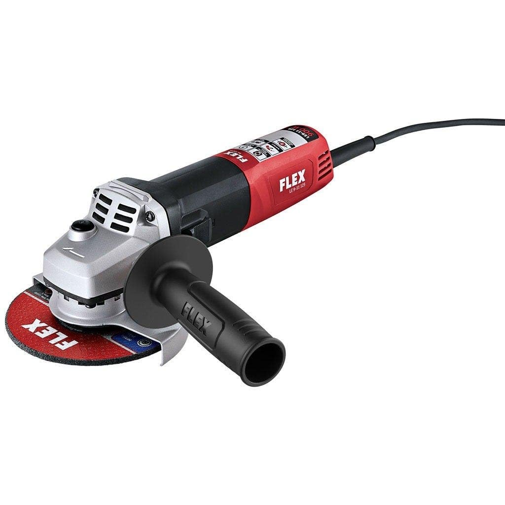 Flex Winkelschleifer LE 9-11 125 (900 W, Geschwindigkeitseinstellung 6-stufig, Überlastungsschutz, e