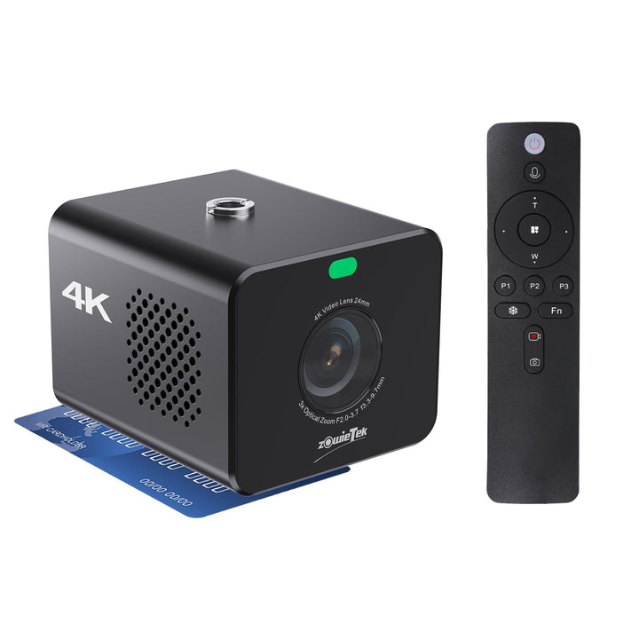 4K-POV-Kamera NDI|HX3, ZowieCam, Autofokus, HDMI- und SDI-Ausgang, 3-Fach optischer Zoom, Flexible S