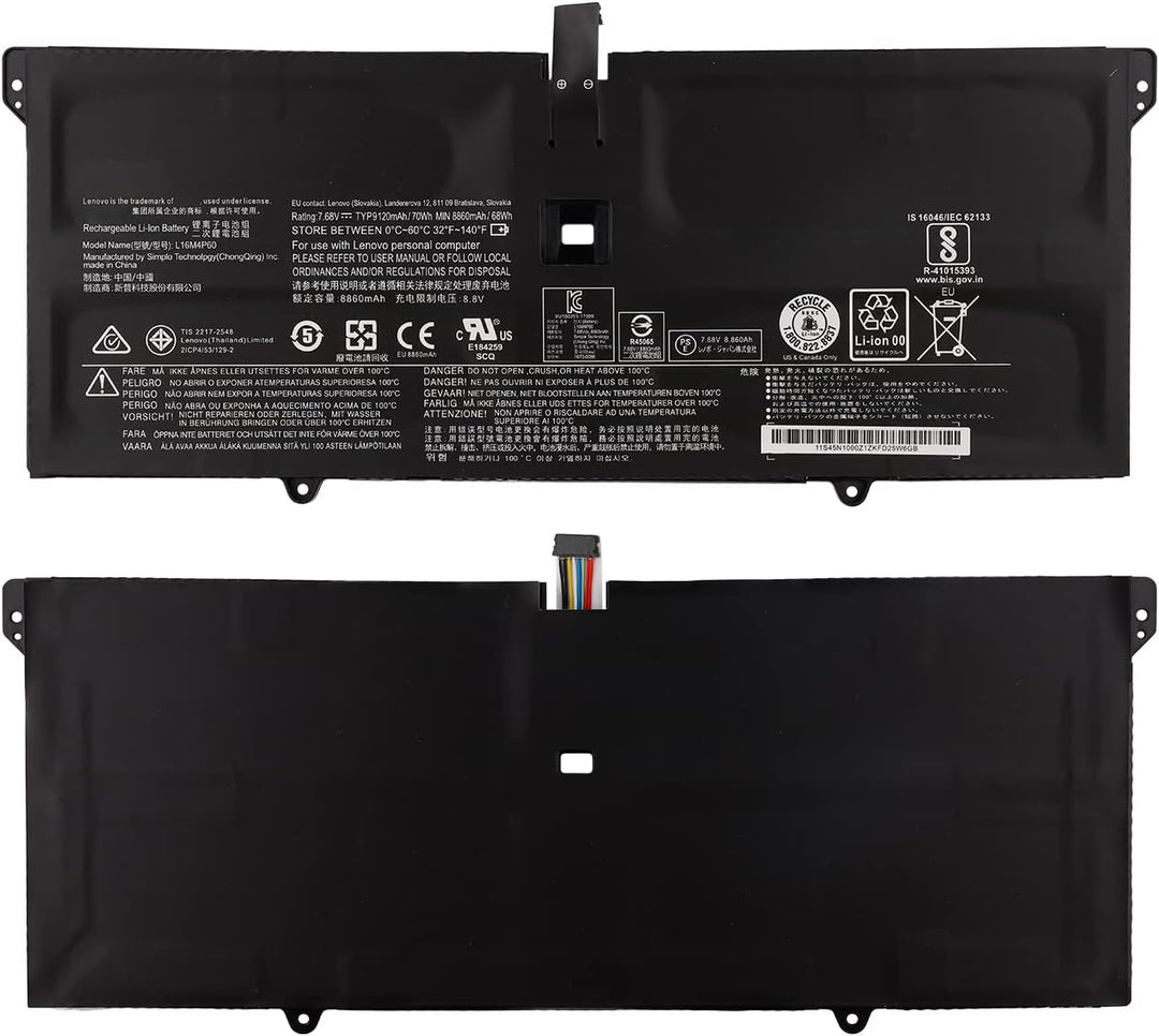 SwarKing Ersatz Akku Kompatibel mit L16M4P60 Ideapad Flex Pro-13IKB Yoga 920-13IKB Glass Series