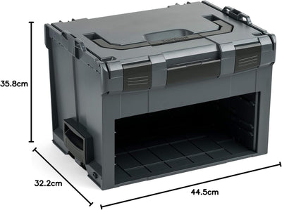 Bosch Sortimo Werkzeugkoffer-Set LS-BOXX 306 anthrazit bestückt mit 2x i-BOXX leer | Transportsystem