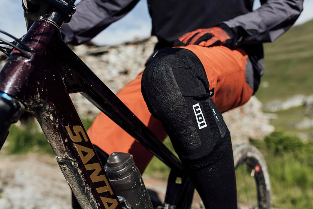 Ion K-Lite Zip Fahrrad Knieschoner schwarz 2024 XL, XL