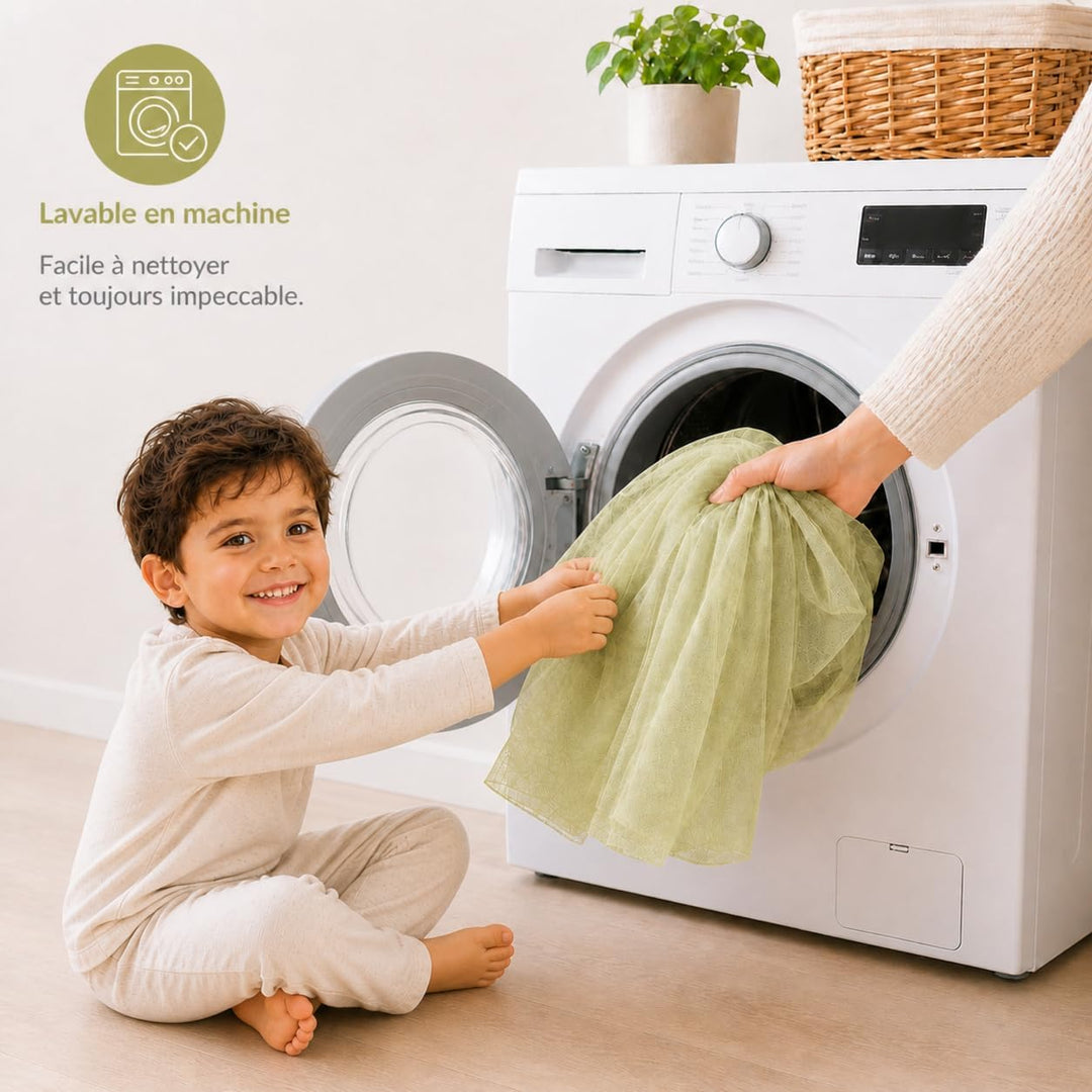 YellowNest Hausbett Himmel aus 100% Polyester – Einzelstück - Atmungsaktiv und trapazierfähig – Bett