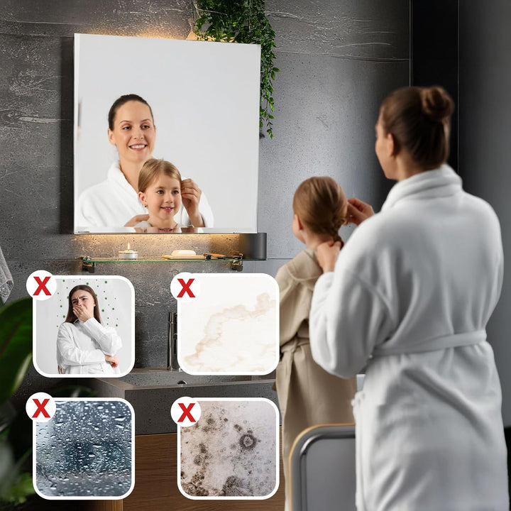 EBERG NUO 100 T Badventilator 100 mm weiss mit Rückschlagklappe, Weiss