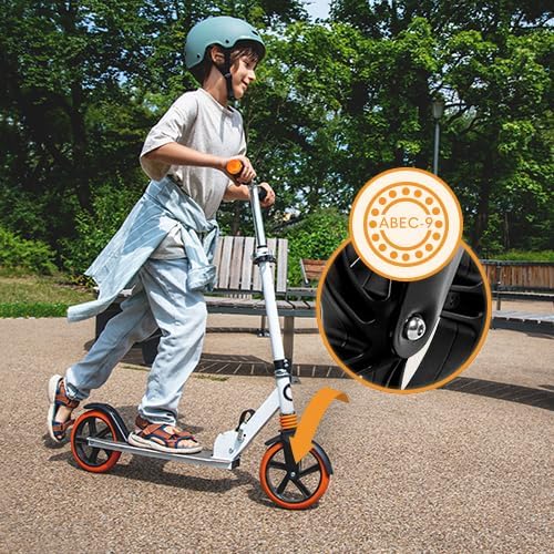 LIONELO Luca Klappbarer Roller für Kinder und Erwachsene bis 100kg Verstellbar und leicht nur 4kg Ro