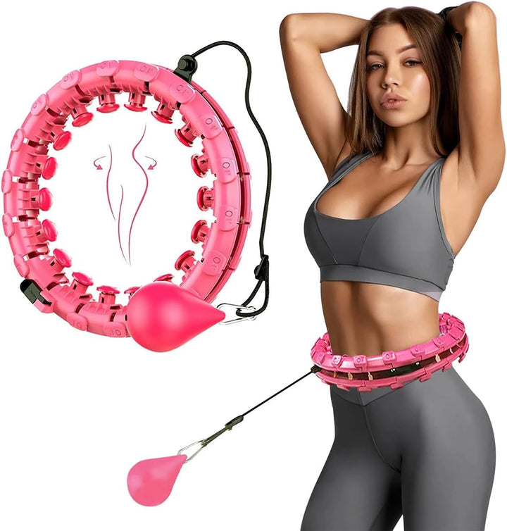 Smart Hula-Hoop-Reifen einstellbar zum Trainieren, Fitness Bauchtrainer Gymnastikreifen - SPINSLIM R