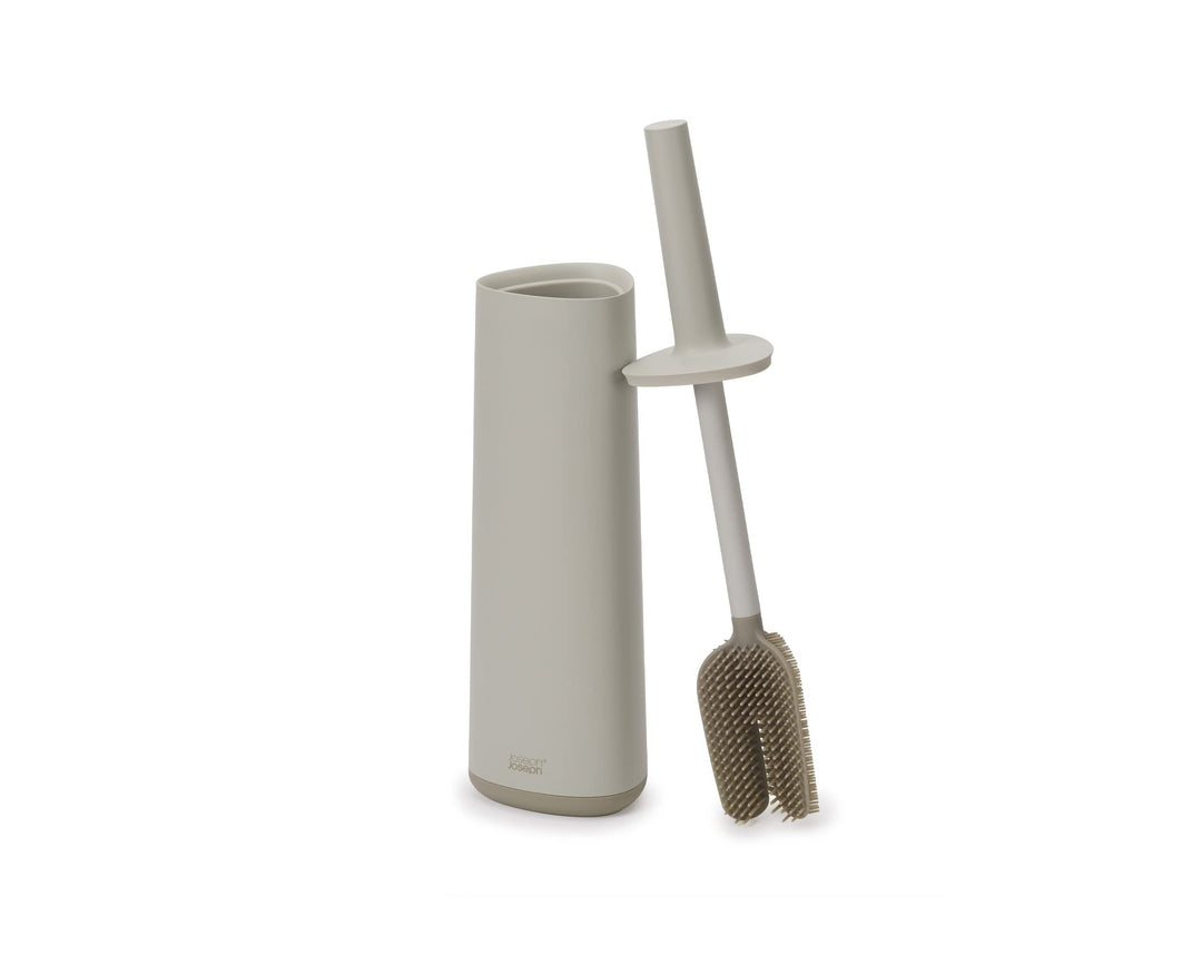 Joseph Joseph Flex 360- Erweiterte Toilettenbürste und Aufbewahrungshalter Set mit Anti-Tropf, Anti-
