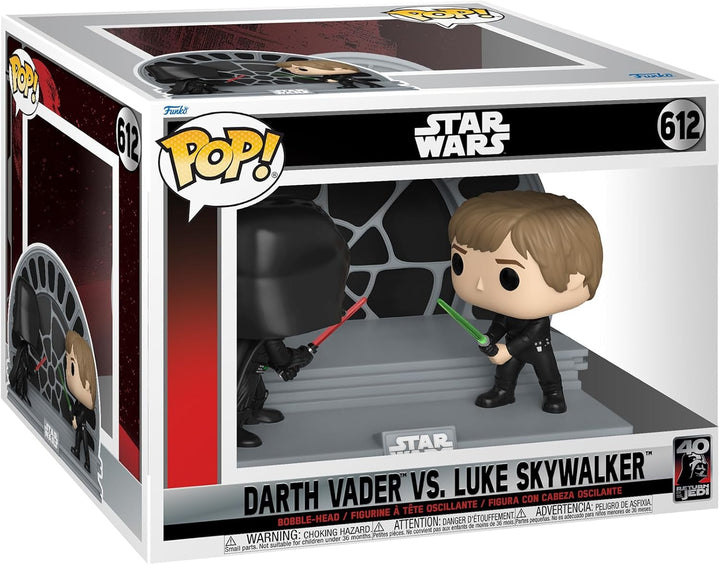 Funko Pop! Moment: RotJ 40th - Luke Vs Vader - Star Wars - Vinyl-Sammelfigur - Geschenkidee - Offizi