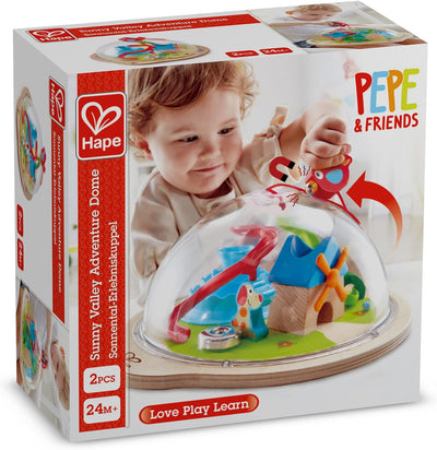 Hape Lilys Erlebniskuppel von Hape | 3D Spielzeug mit magnetischem Labyrinth, Erlebniskuppel für Kin