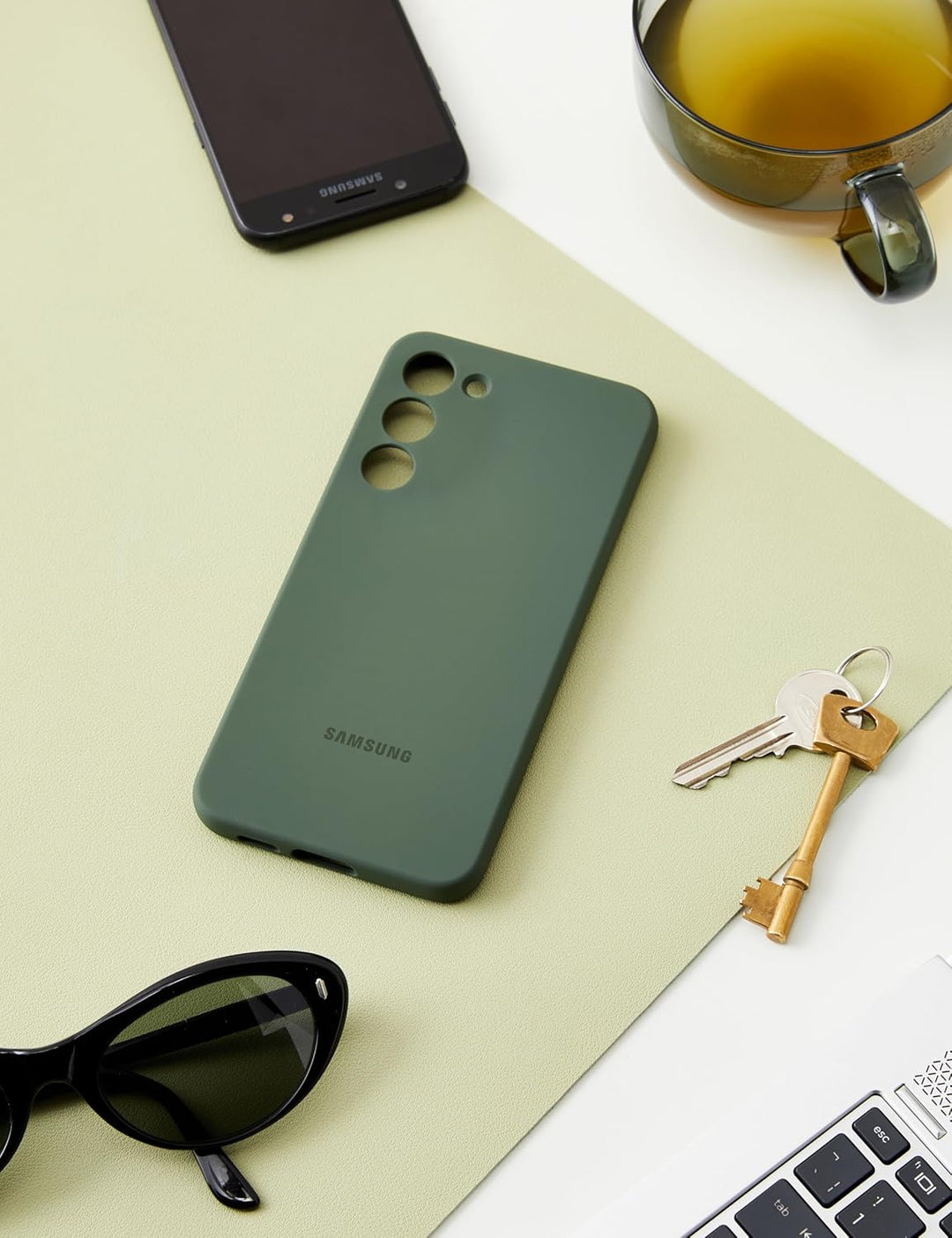 Samsung Silicone Smartphone Case EF-PS916 für Galaxy S23+, Handy-Hülle, Silikon, Kratzfest, Schlanke