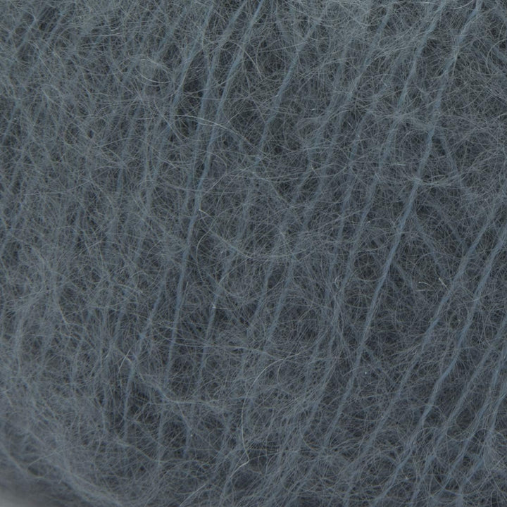 ggh Kid Box - 6 Knäuel Strickwolle aus Kid Mohair - Farbe 110 - Flanellgrau, 110 - Flanellgrau
