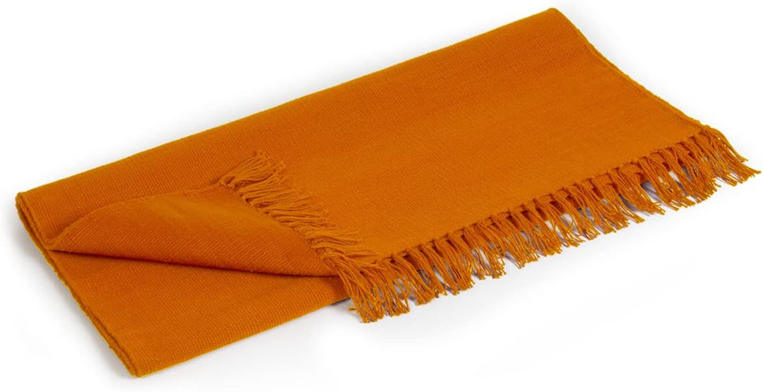 Yoga Studio Bio Yogamatte Teppich - 196cm x 70cm Yoga Teppich mit Quasten Baumwolle Yoga Teppich für