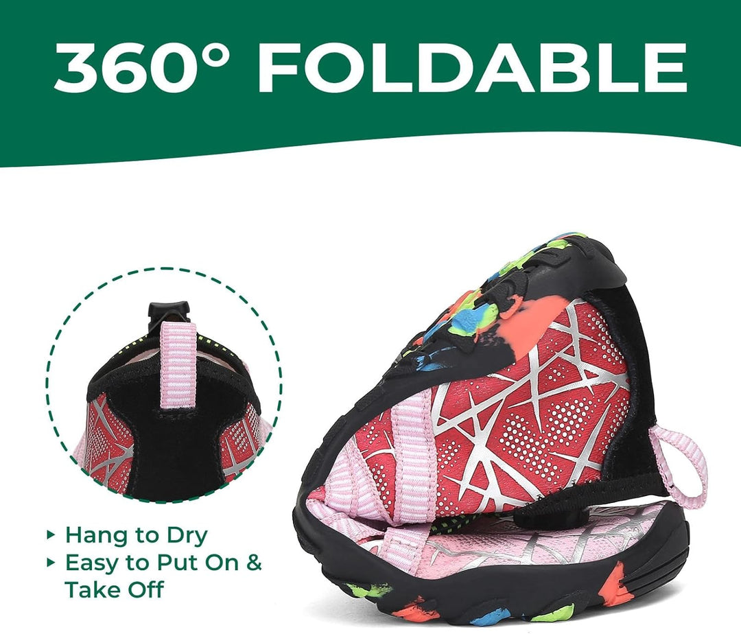 SAGUARO Badeschuhe Kinder Wasserschuhe Schwimmschuhe Jungen Mädchen Aquaschuhe Strandschuhe rutschfe