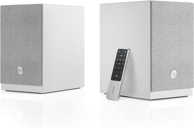 Audio Pro A28 - Kabellose Aktiv Multiroom Lautsprecher mit Bluetooth & WiFi - Stereo Speaker für Hom