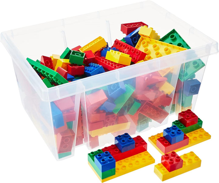 Unico Plus 8525 – Box mit Bausteinen (250 Teile) & Baukasten für Kinder Bundle mit Baukasten, Bundle