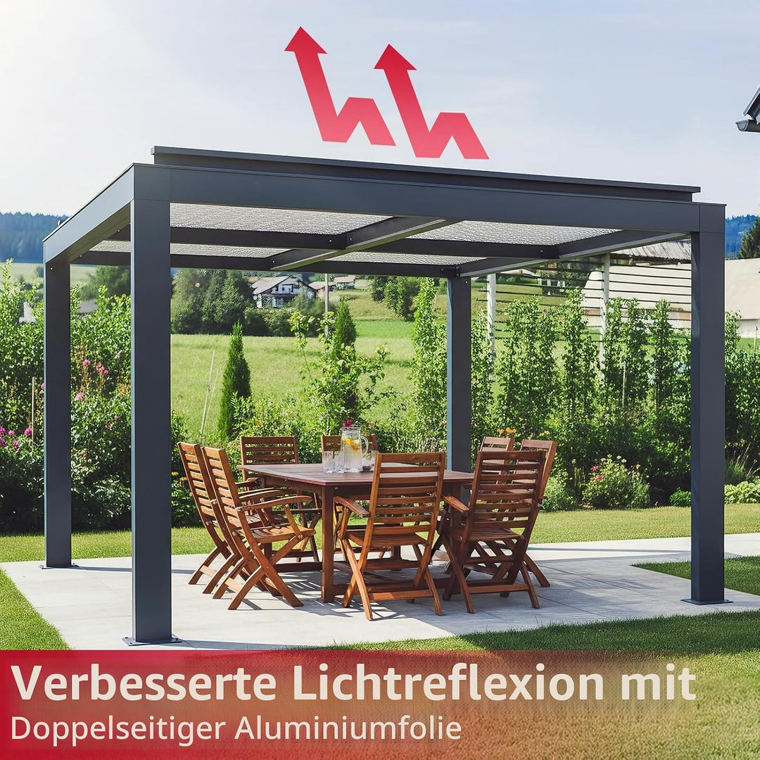 3mm reflektierendes einlagiges Blasen-Isolierung, 121,9cm × 3m doppelseitiges Aluminiumfolien-Isolie