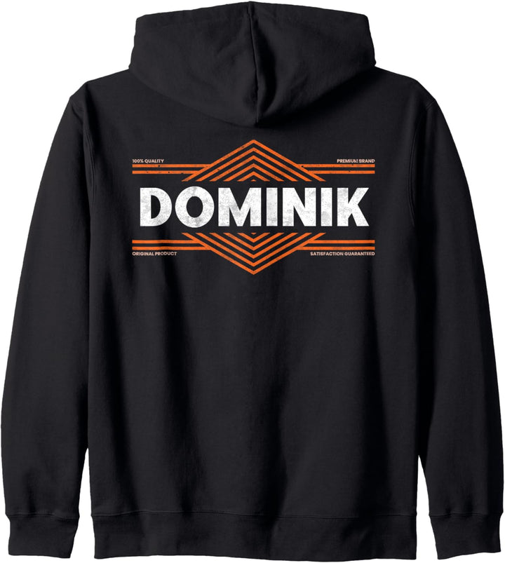 Kleidung mit Ihrem Namen für Anrufe Dominik Kapuzenjacke