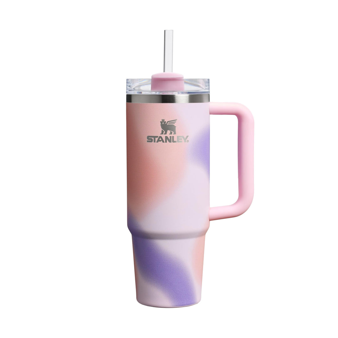 STANLEY 1913 Quencher H2.0 Flowstate Trinkflasche Mit Strohhalm 0.89L - Thermobecher Kühlt Bis 9 Stu