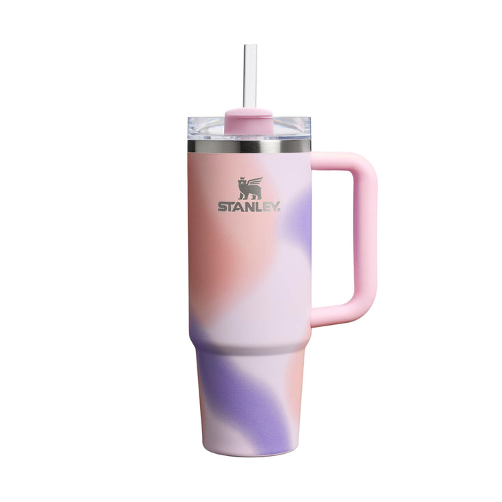STANLEY 1913 Quencher H2.0 Flowstate Trinkflasche Mit Strohhalm 0.89L - Thermobecher Kühlt Bis 9 Stu