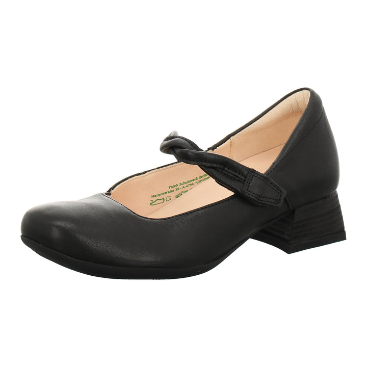 Think! Damen Delicia Chromfrei Gegerbte, Nachhaltige, Riemchen Pumps, 38.5 EU