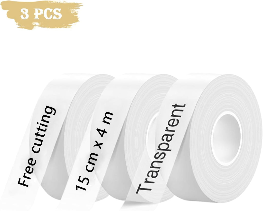 3 Stück Etikettenband Selbstklebend, Selbstklebend Thermo-Etiketten Papier, Drucken Sie Barcode, The