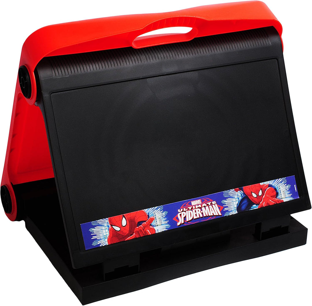 alles-meine.de GmbH Tischtafel - Schreibtafel/Maltafel/Reisetafel - Spyderman - Maltisch doppelseiti
