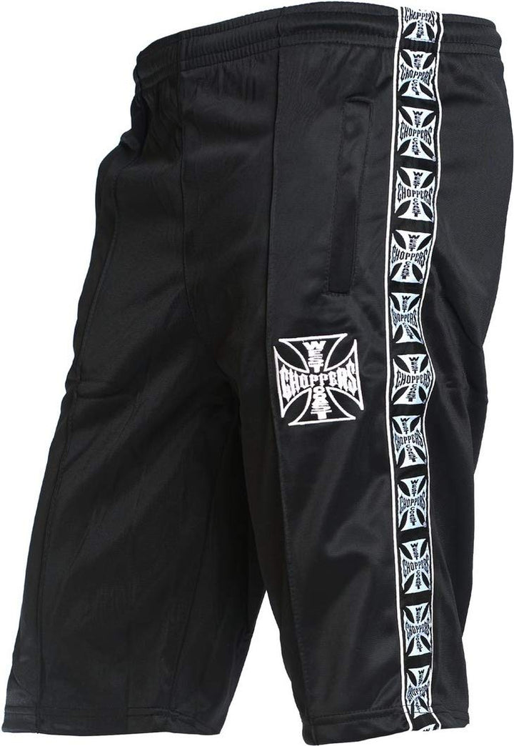 WEST COAST CHOPPERS Tracksuit Shorts Männer Short schwarz Basics, Biker, Rockabilly, Rockwear XXL Sc